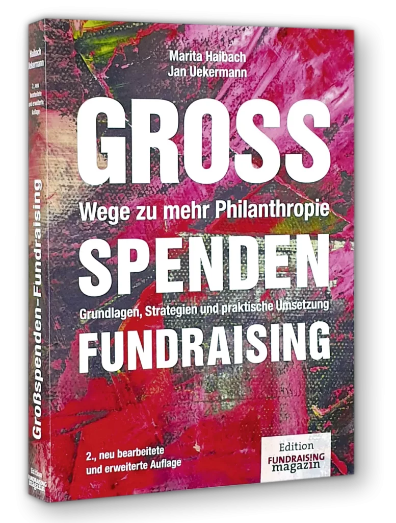 Großspenden-Fundraising, Marita Haibach, Jan Uekermann, Major Giving, Gross-Gönner, gutes-wissen.org